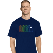 Load image into Gallery viewer, Secret_Shirts T-Shirts, Tall / Large / Navy Trails
