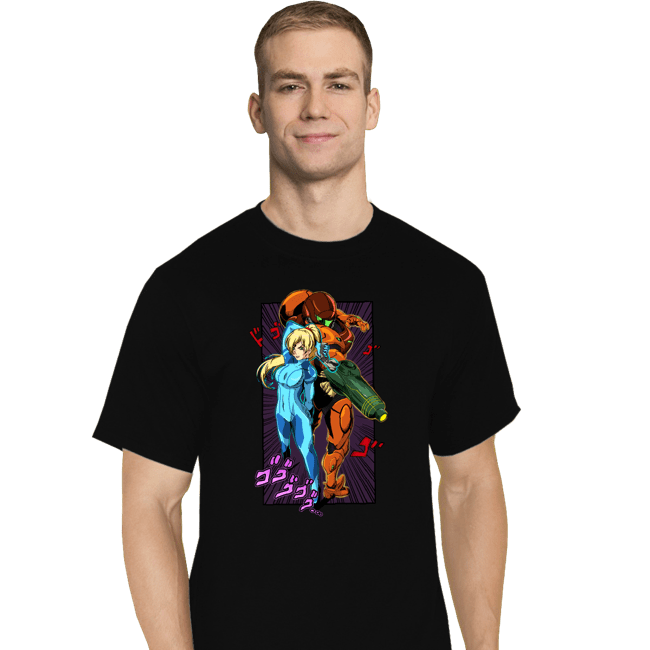 Secret_Shirts T-Shirts, Tall / Large / Black JoJo Samus