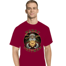 Load image into Gallery viewer, Daily_Deal_Shirts T-Shirts, Tall / Large / Red Merry Critmas
