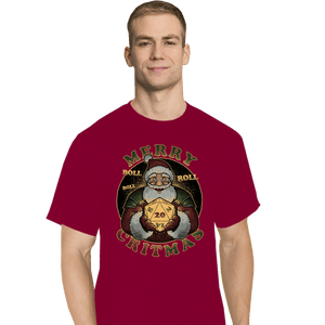 Daily_Deal_Shirts T-Shirts, Tall / Large / Red Merry Critmas