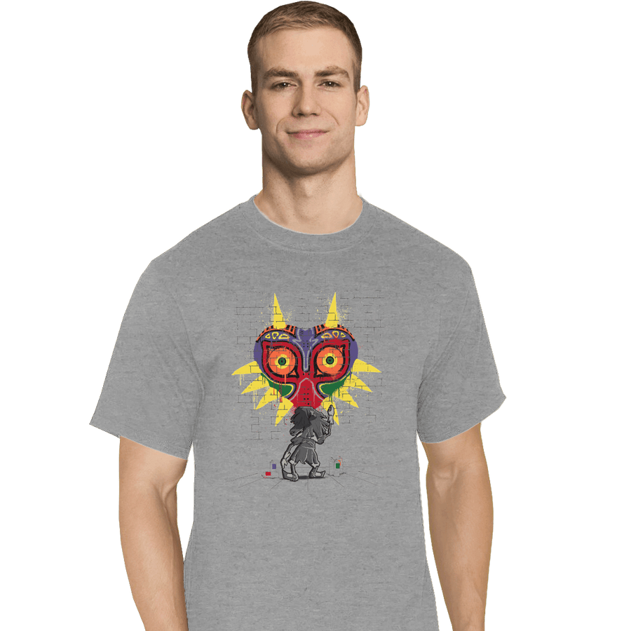 Shirts T-Shirts, Tall / Large / Sports Grey Majora's Graffiti