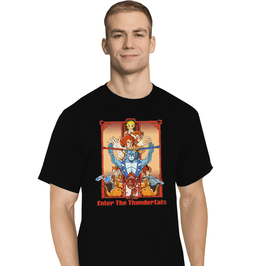 Shirts T-Shirts, Tall / Large / Black Enter The Thundercats