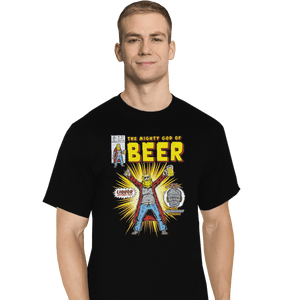 Shirts T-Shirts, Tall / Large / Black God Of Beer