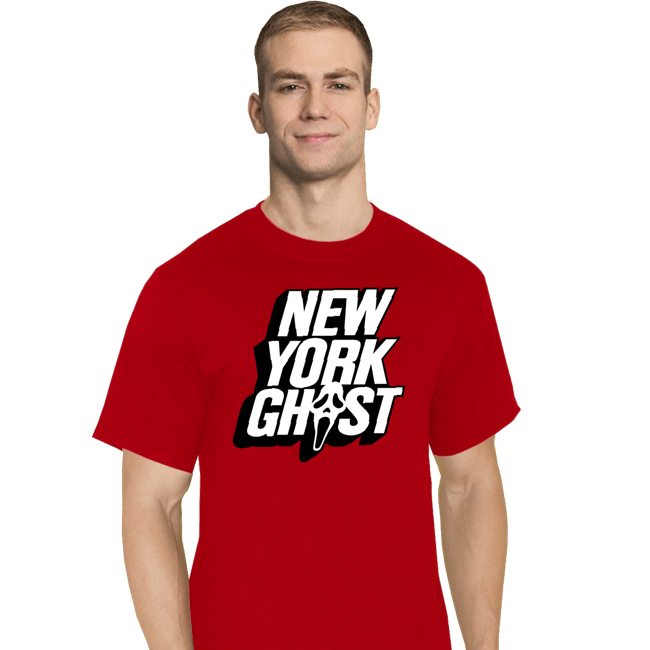 Daily_Deal_Shirts T-Shirts, Tall / Large / Red New York Ghost