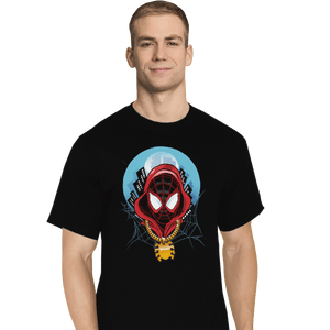 Shirts T-Shirts, Tall / Large / Black Spider Chain