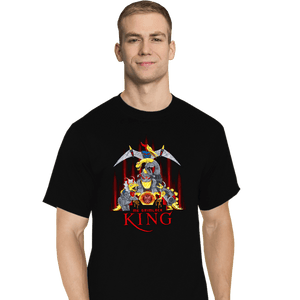 Secret_Shirts T-Shirts, Tall / Large / Black Me Grimlock, King