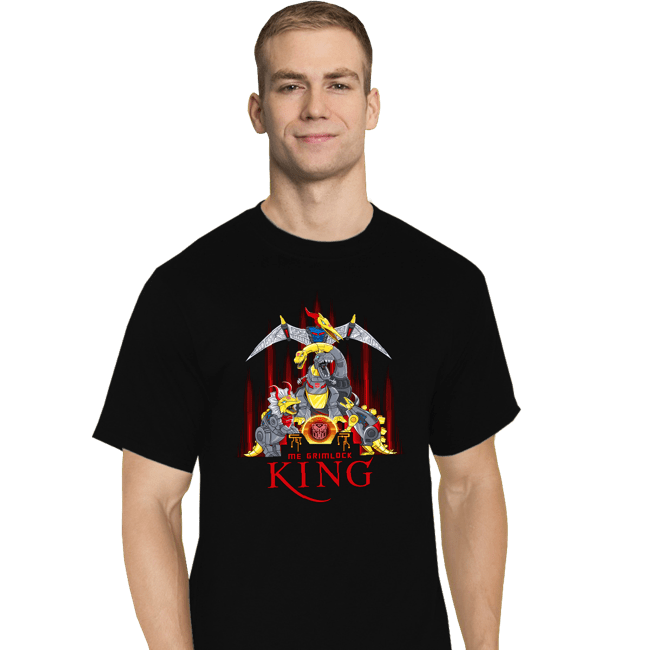 Secret_Shirts T-Shirts, Tall / Large / Black Me Grimlock, King