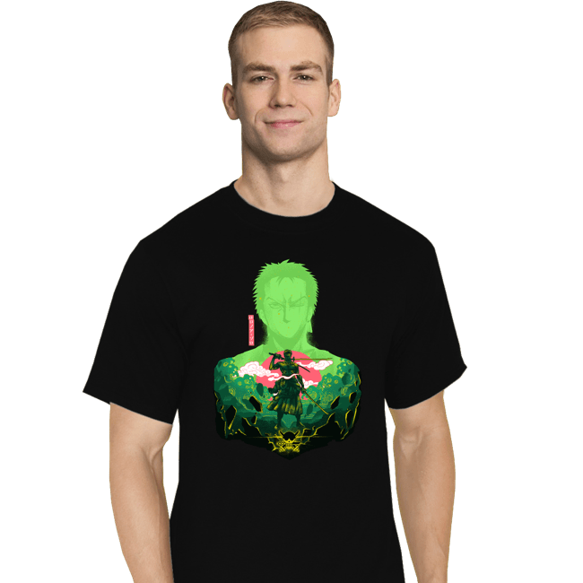 Daily_Deal_Shirts T-Shirts, Tall / Large / Black Zorro Shadow