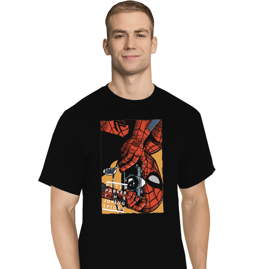 Shirts T-Shirts, Tall / Large / Black The Joking Spider