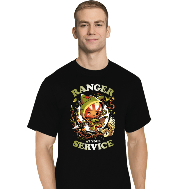 Daily_Deal_Shirts T-Shirts, Tall / Large / Black Ranger's Call