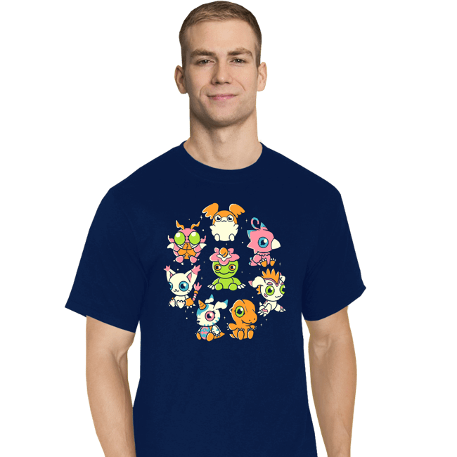 Secret_Shirts T-Shirts, Tall / Large / Navy Digi-Cute!