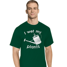 Load image into Gallery viewer, Shirts T-Shirts, Tall / Large / Charcoal I Wet My Plants

