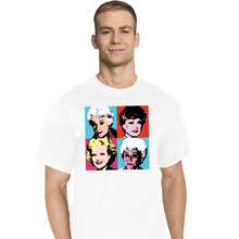 Load image into Gallery viewer, Secret_Shirts T-Shirts, Tall / Large / White Warhol Golden Girls
