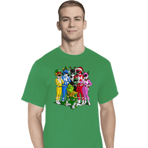 Secret_Shirts T-Shirts, Tall / Large / Sports Grey Grinch Ranger!