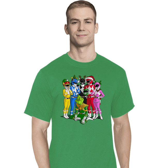 Secret_Shirts T-Shirts, Tall / Large / Sports Grey Grinch Ranger!