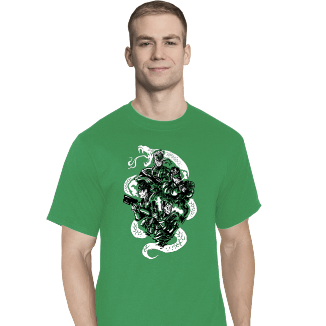 Daily_Deal_Shirts T-Shirts, Tall / Large / Sports Grey Snake Legacy