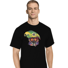 Load image into Gallery viewer, Shirts T-Shirts, Tall / Large / Black Majora&#39;s Mask
