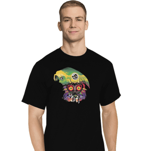 Shirts T-Shirts, Tall / Large / Black Majora's Mask