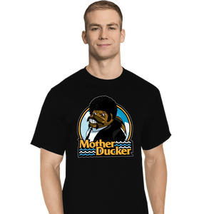 Shirts T-Shirts, Tall / Large / Black Mother Ducker