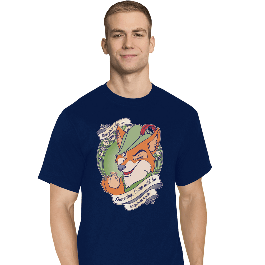 Shirts T-Shirts, Tall / Large / Navy Keep Your Chin Up