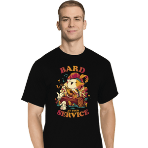 Daily_Deal_Shirts T-Shirts, Tall / Large / Black Bard's Call