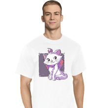 Load image into Gallery viewer, Daily_Deal_Shirts T-Shirts, Tall / Large / White Vain Cat
