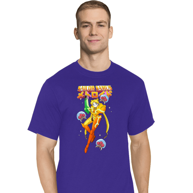 Secret_Shirts T-Shirts, Tall / Large / Royal Blue Sailor Samus