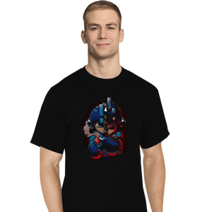 Secret_Shirts T-Shirts, Tall / Large / Black Mega-Terminator