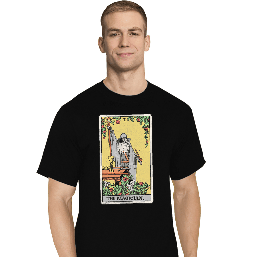 Shirts T-Shirts, Tall / Large / Black The Magician