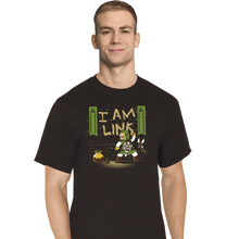 Load image into Gallery viewer, Shirts T-Shirts, Tall / Large / Black I Am Link
