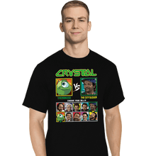 Load image into Gallery viewer, Secret_Shirts T-Shirts, Tall / Large / Black Crystal Fighter
