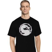 Load image into Gallery viewer, Shirts T-Shirts, Tall / Large / Black Mortal Glitch

