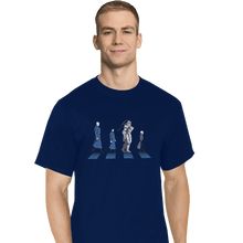 Load image into Gallery viewer, Shirts T-Shirts, Tall / Large / Navy Central Road
