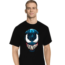 Load image into Gallery viewer, Shirts T-Shirts, Tall / Large / Black Venomous Typography
