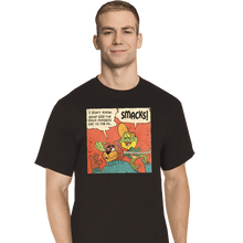 Load image into Gallery viewer, Secret_Shirts T-Shirts, Tall / Large / Black DigEm Frog
