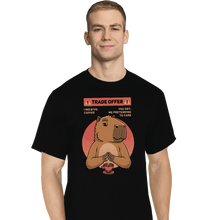 Load image into Gallery viewer, Secret_Shirts T-Shirts, Tall / Large / Black Capybara Trade
