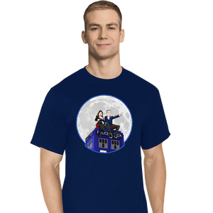 Shirts T-Shirts, Tall / Large / Navy Clara And The Doctor