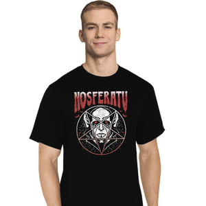 Shirts T-Shirts, Tall / Large / Black Classic Vampire Metal