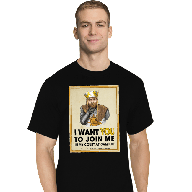 Secret_Shirts T-Shirts, Tall / Large / Black Knights Wanted