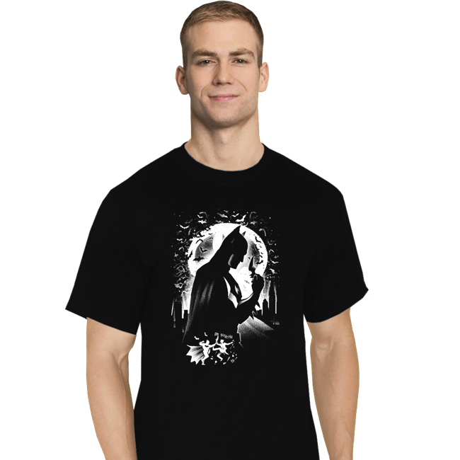Sold_Out_Shirts T-Shirts, Tall / Large / Black Glowing I Am The Night