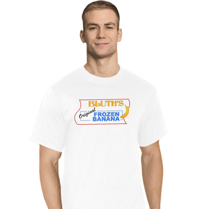 Secret_Shirts T-Shirts, Tall / Large / White Bluth Bananas