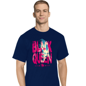 Daily_Deal_Shirts T-Shirts, Tall / Large / Navy The Black Queen
