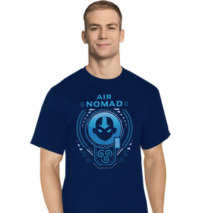 Secret_Shirts T-Shirts, Tall / Large / Navy Mighty Airbender