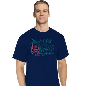 Secret_Shirts T-Shirts, Tall / Large / Navy Liger