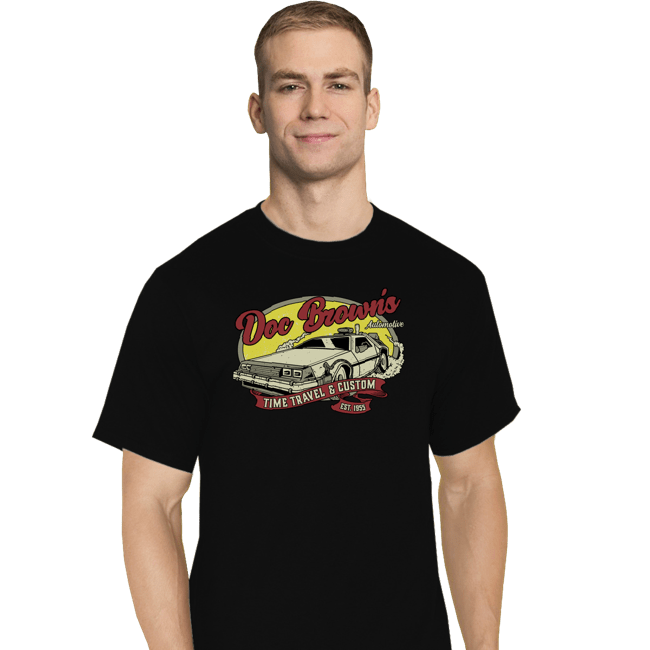 Daily_Deal_Shirts T-Shirts, Tall / Large / Black Doc's Automotive