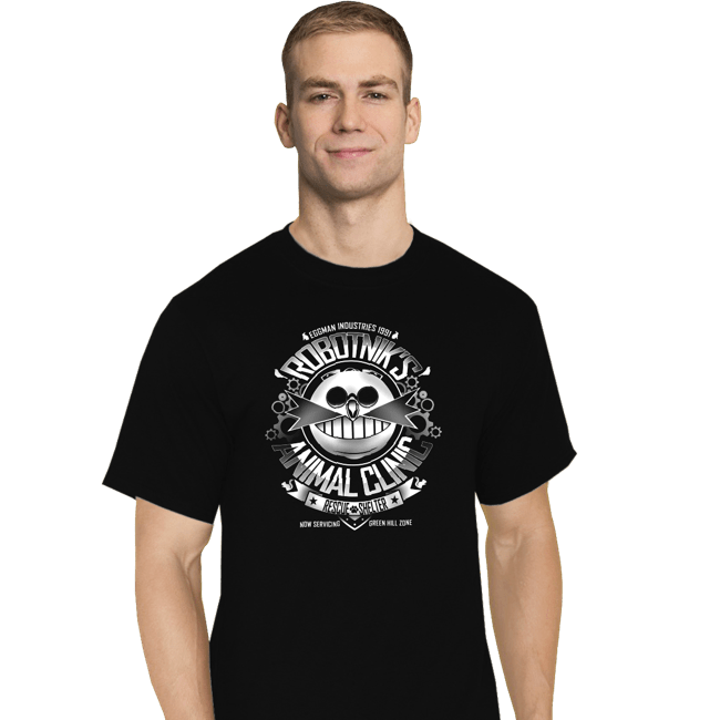 Secret_Shirts T-Shirts, Tall / Large / Black Robotnik's Animal Clinic