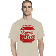 Load image into Gallery viewer, Shirts T-Shirts, Tall / Large / White Benny&#39;s Burgers
