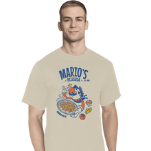 Load image into Gallery viewer, Daily_Deal_Shirts T-Shirts, Tall / Large / White Mario&#39;s Pizzeria
