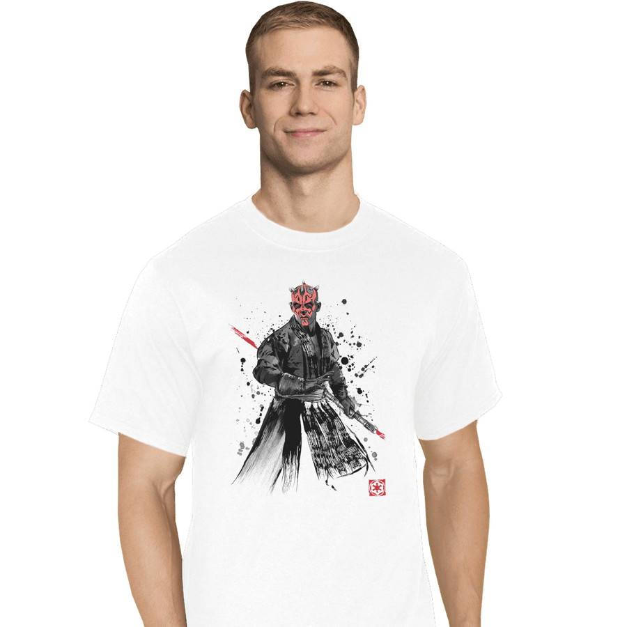 Shirts T-Shirts, Tall / Large / White Darth Lord Sumi-e