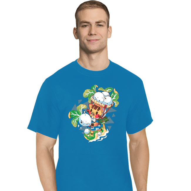 Shirts T-Shirts, Tall / Large / Royal Blue Stalk Girl